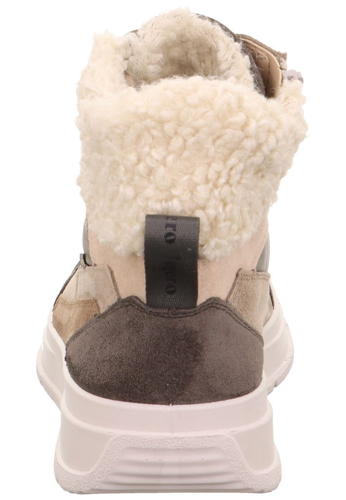 Legero Stiefelette Leder/Textil Beige