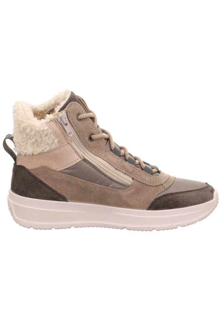Legero Stiefelette Leder/Textil Beige