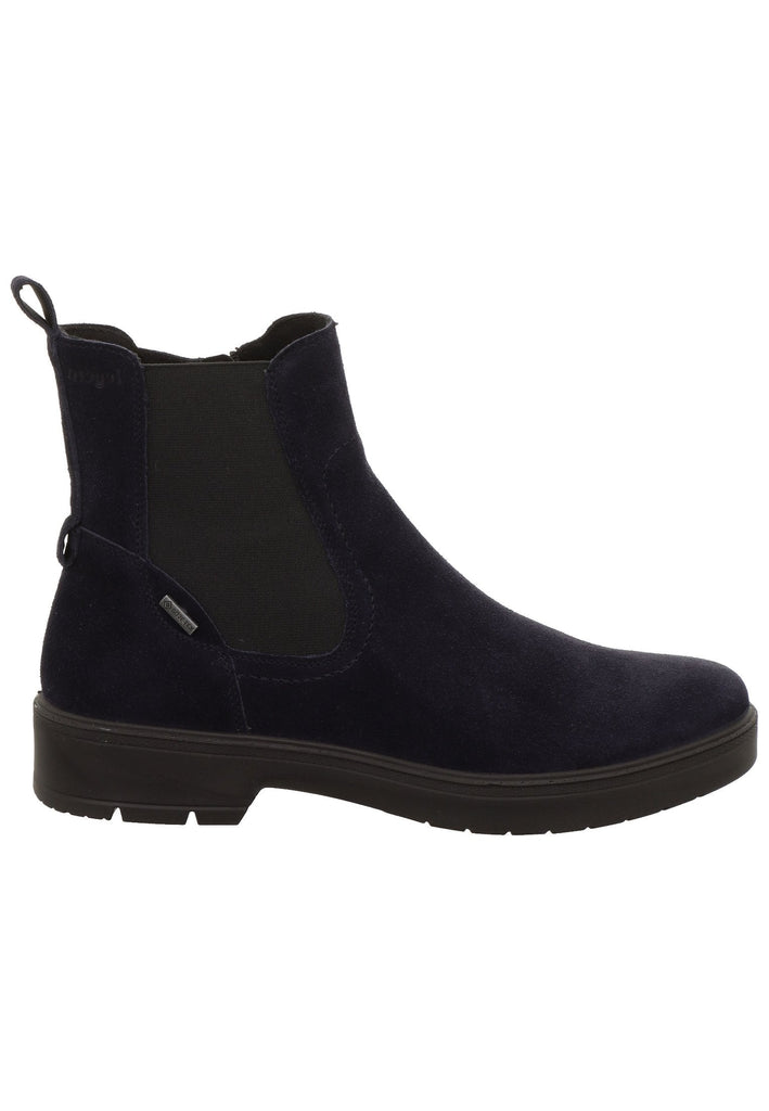 Legero Stiefelette Leder/Textil Blau