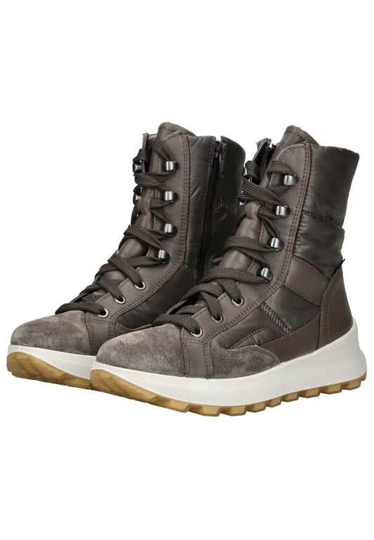 Legero Stiefelette Leder/Textil Grau Warmfutter