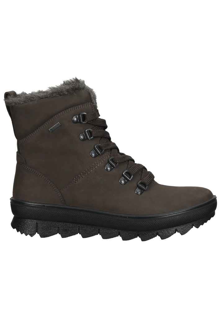 Legero Stiefelette Nubukleder Grau Warmfutter
