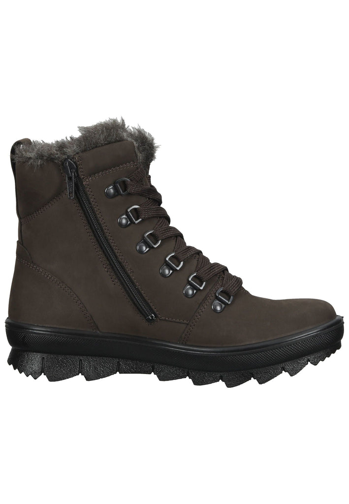 Legero Stiefelette Nubukleder Grau Warmfutter