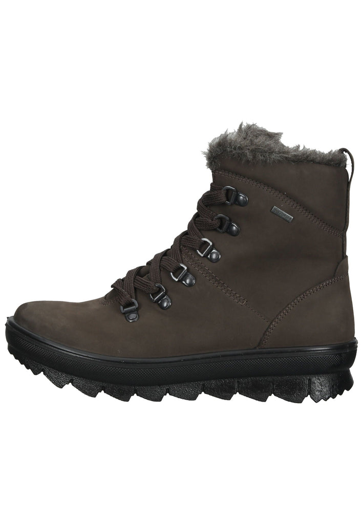 Legero Stiefelette Nubukleder Grau Warmfutter