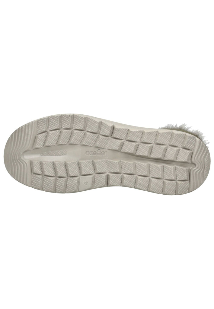 Legero Stiefelette Nubukleder Hellgrün Warmfutter