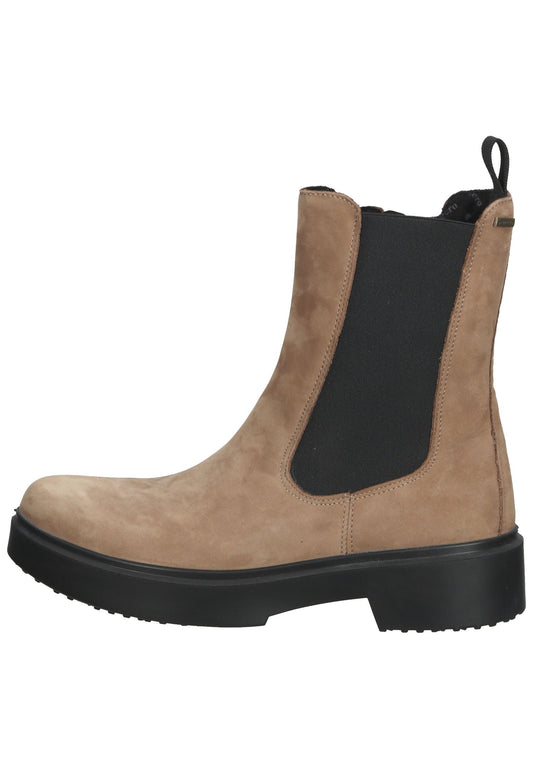 Legero Stiefelette Nubukleder/Textil Beige