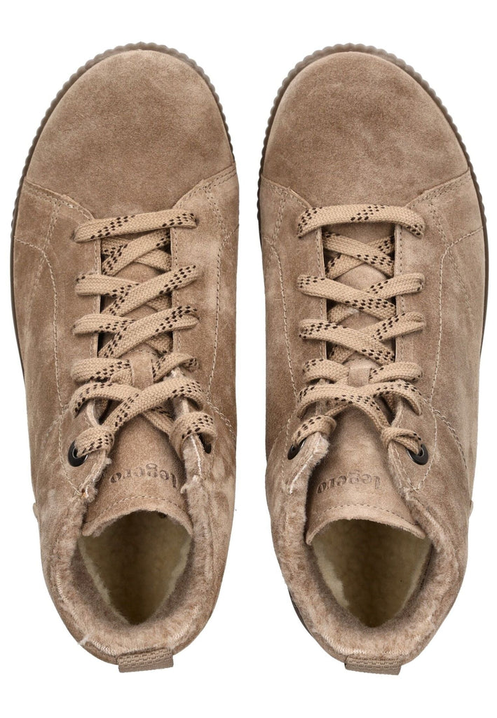 Legero Stiefelette Veloursleder Beige