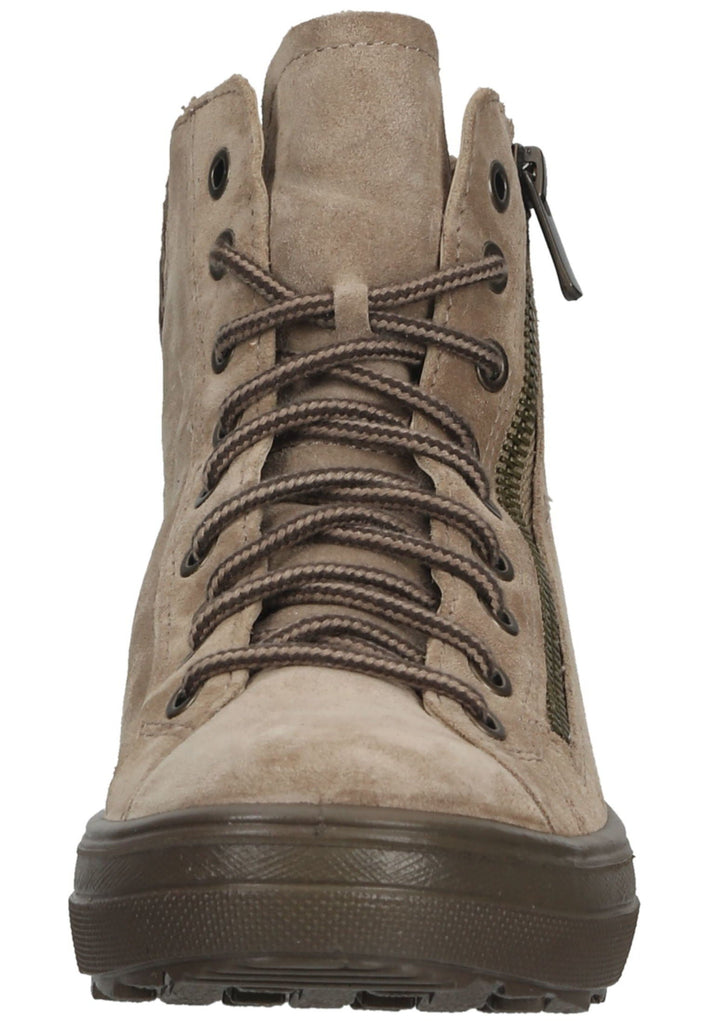 Legero Stiefelette Veloursleder Beige/Rosa Warmfutter