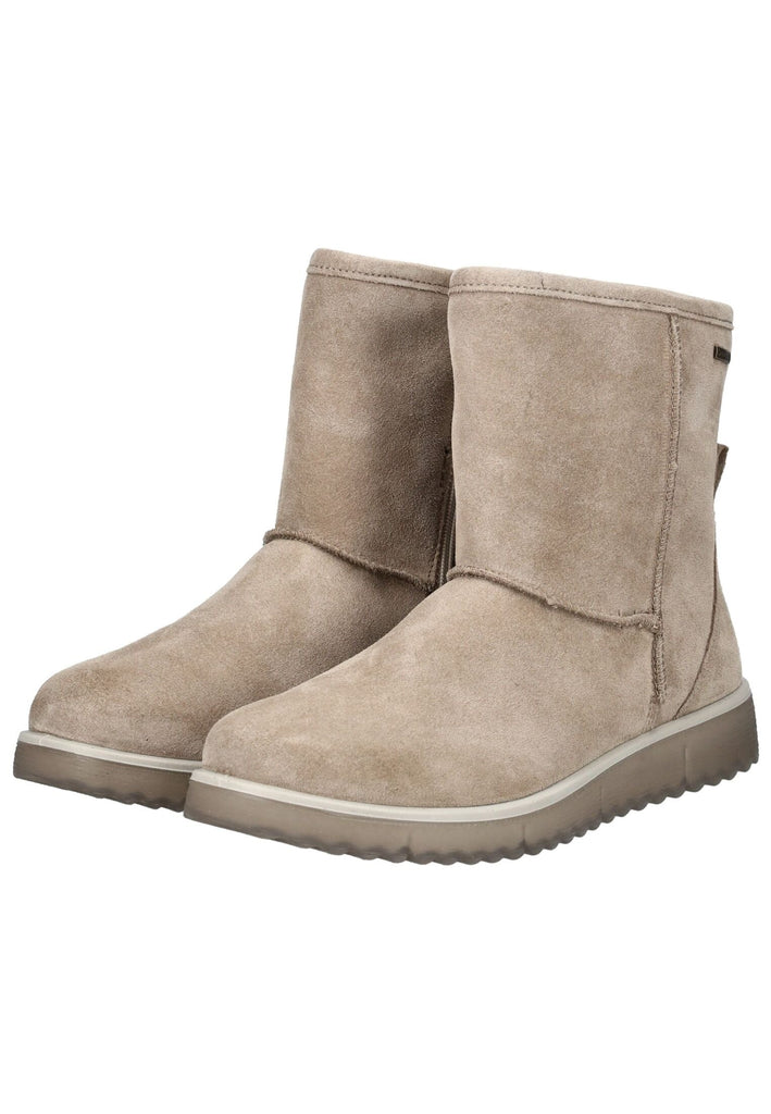 Legero Stiefelette Veloursleder Beige Warmfutter