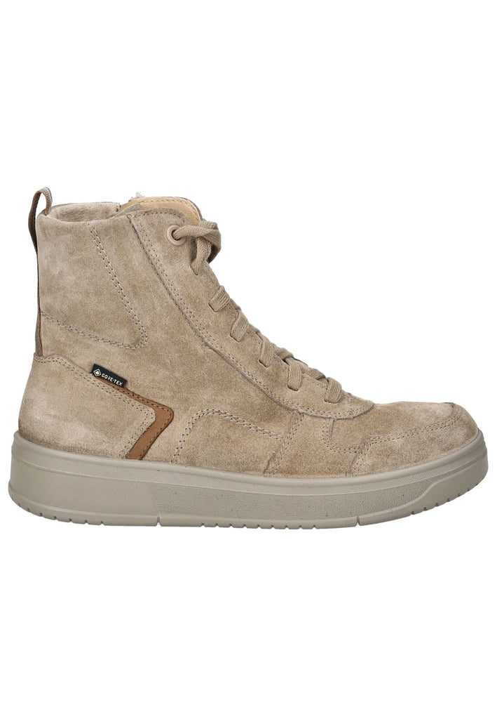 Legero Stiefelette Veloursleder Beige Warmfutter
