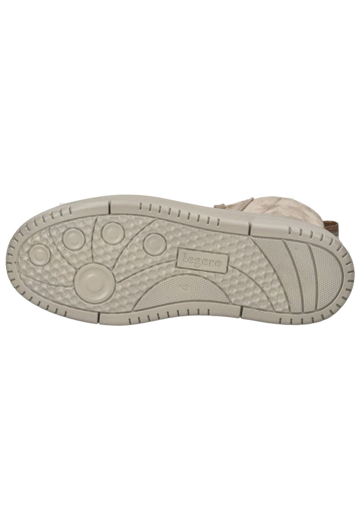 Legero Stiefelette Veloursleder Beige Warmfutter