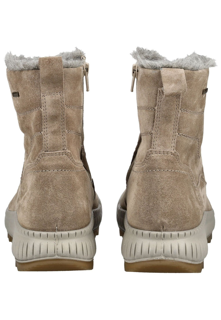 Legero Stiefelette Veloursleder Beige Warmfutter