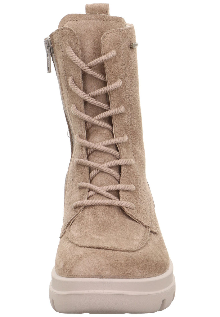 Legero Stiefelette Veloursleder Beige Warmfutter