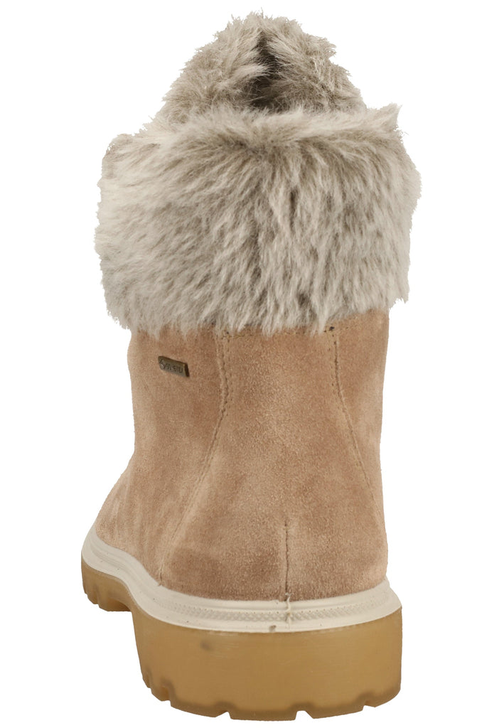 Legero Stiefelette Veloursleder Beige Warmfutter