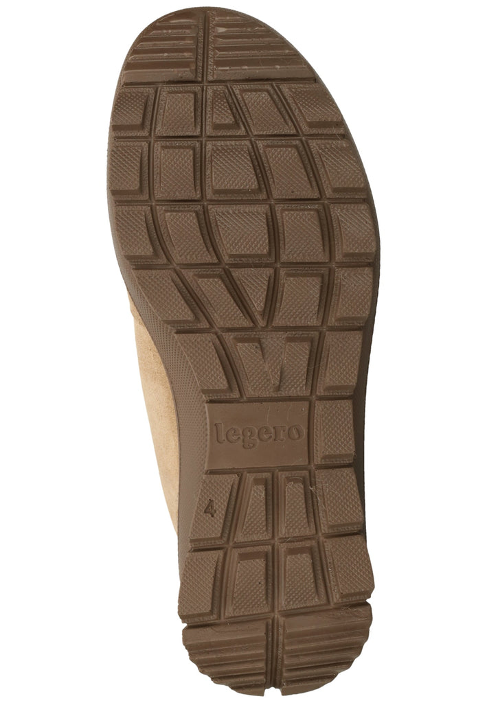 Legero Stiefelette Veloursleder Beige Warmfutter