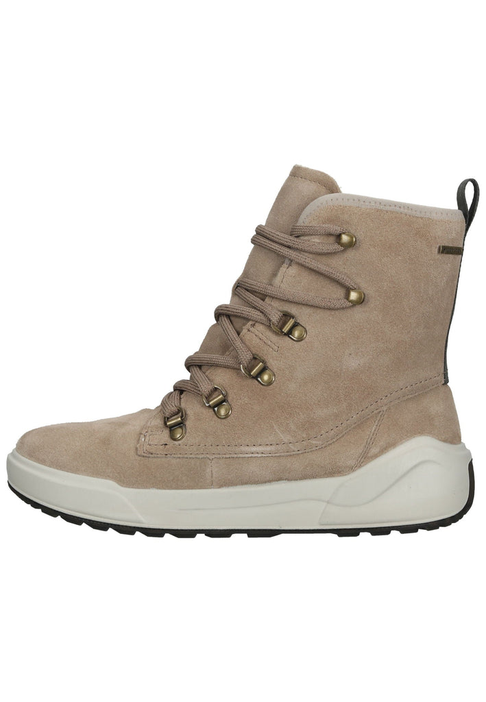 Legero Stiefelette Veloursleder Beige Warmfutter