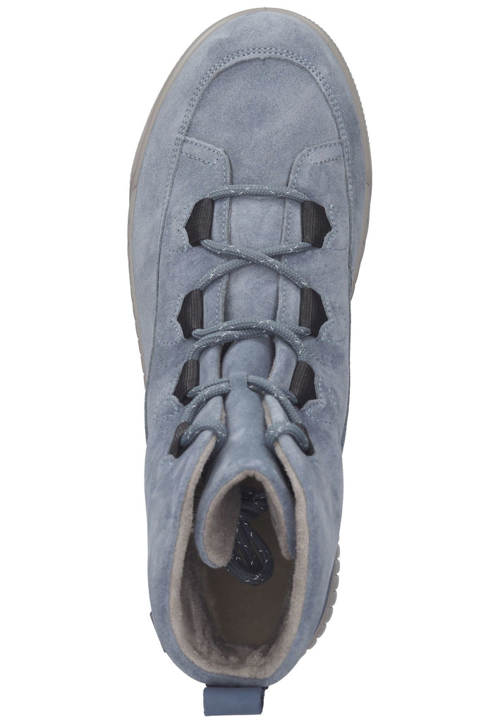 Legero Stiefelette Veloursleder Blau