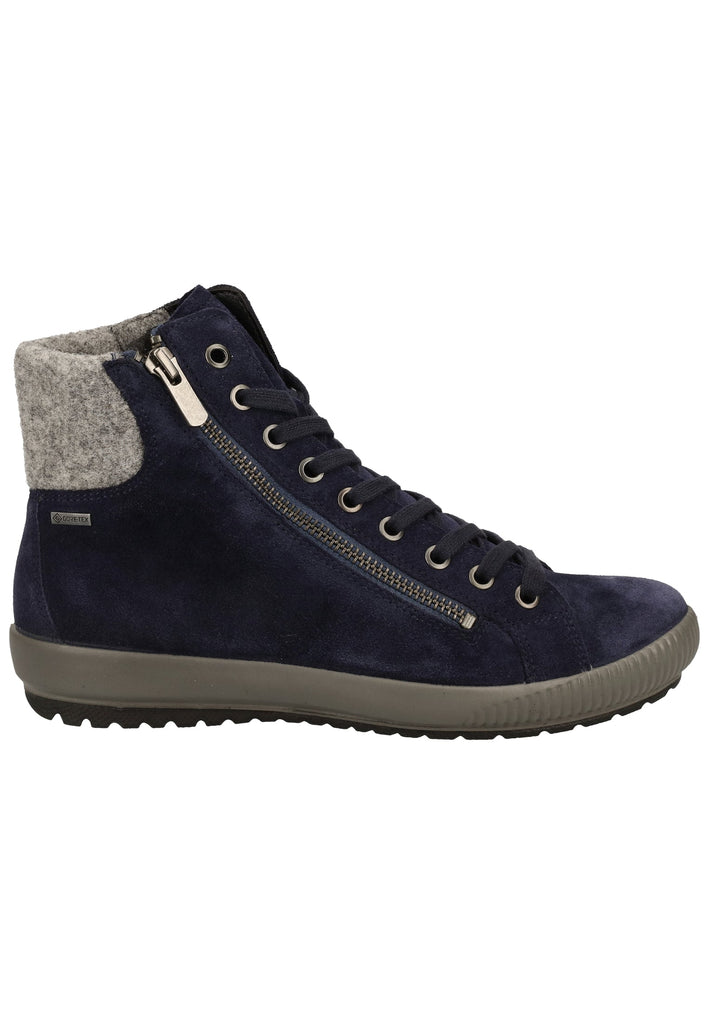 Legero Stiefelette Veloursleder Blau