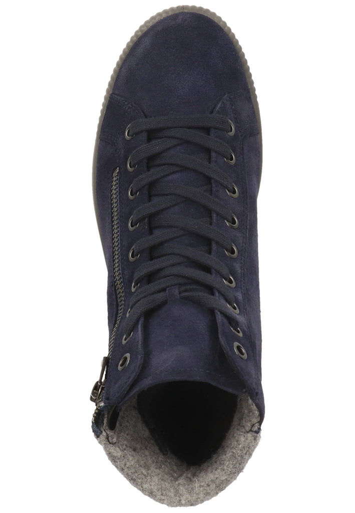 Legero Stiefelette Veloursleder Blau