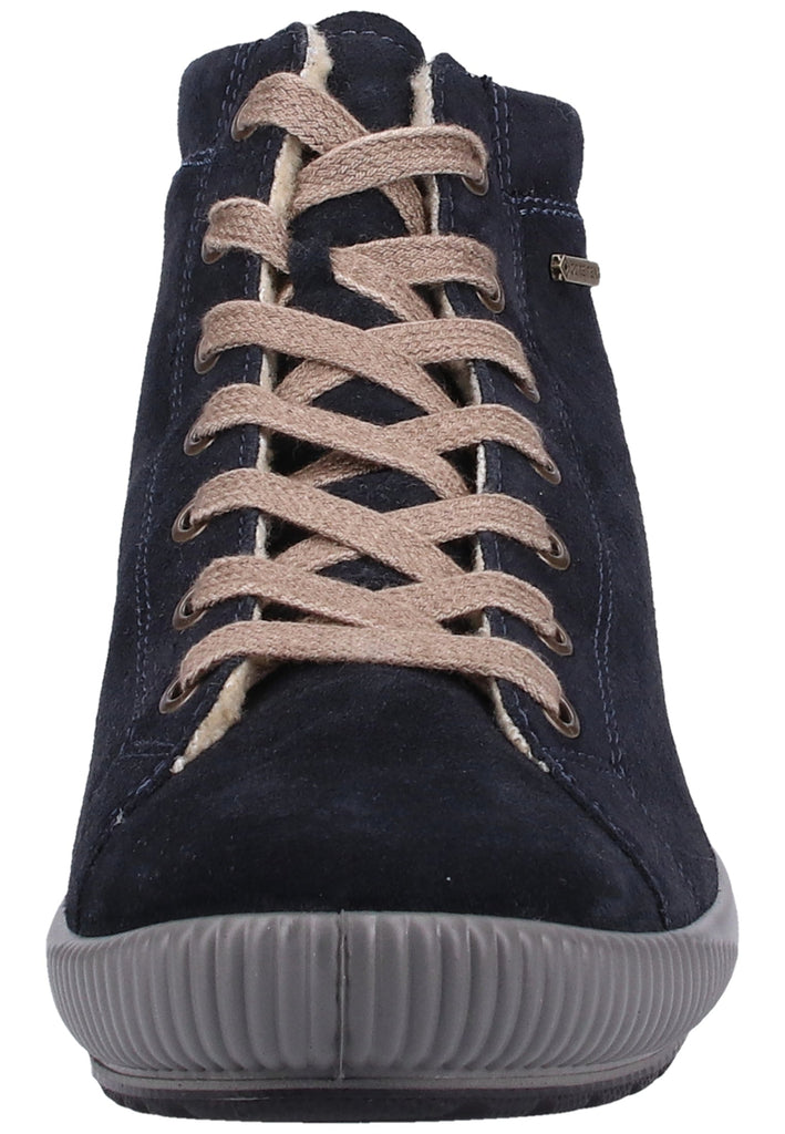 Legero Stiefelette Veloursleder Blau Warmfutter