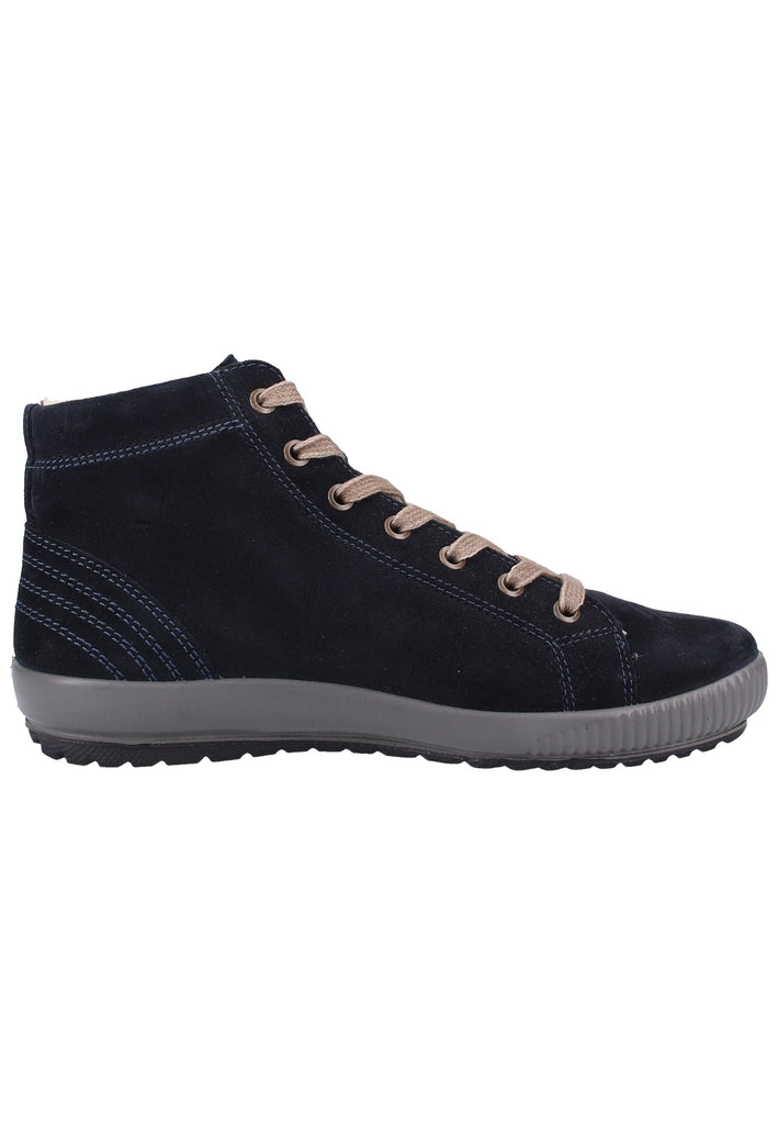 Legero Stiefelette Veloursleder Blau Warmfutter