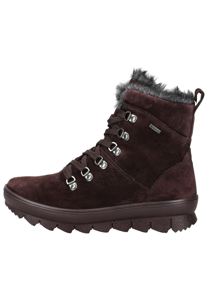 Legero Stiefelette Veloursleder Bordeaux Warmfutter