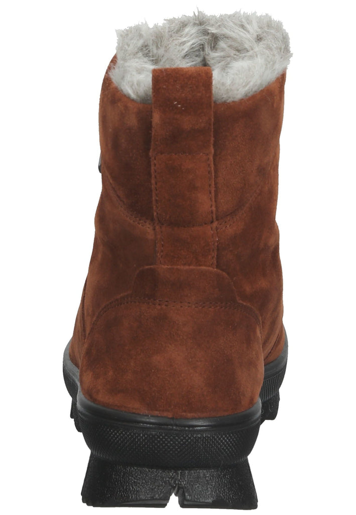 Legero Stiefelette Veloursleder Cognac Warmfutter