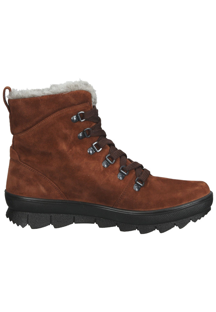 Legero Stiefelette Veloursleder Cognac Warmfutter