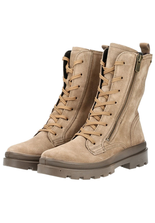 Legero Stiefelette Veloursleder Dunkelbeige