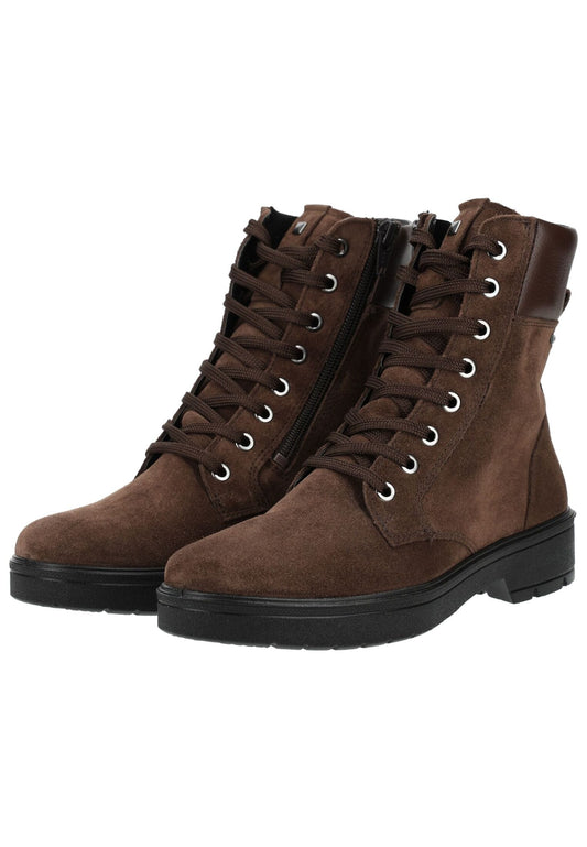 Legero Stiefelette Veloursleder Dunkelbraun