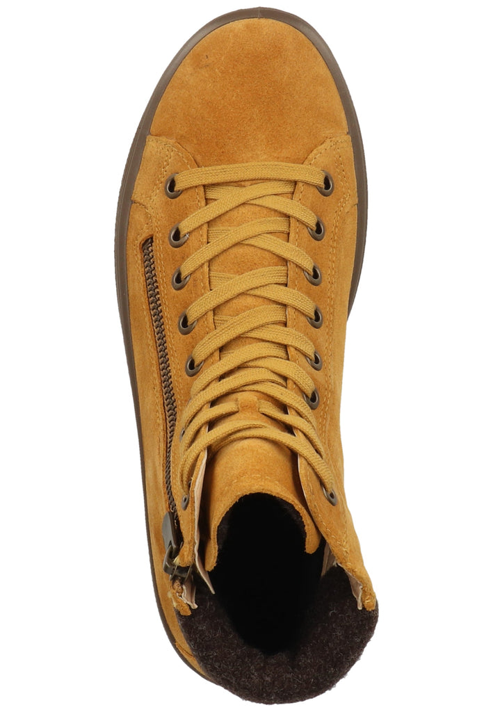 Legero Stiefelette Veloursleder Gelb