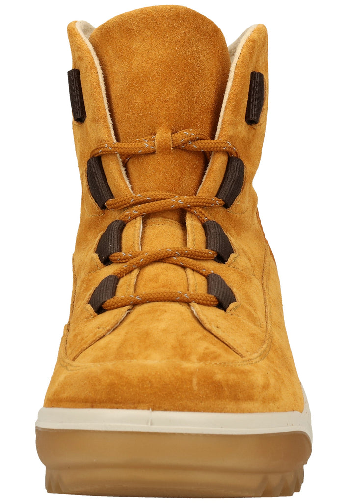 Legero Stiefelette Veloursleder Gelb Warmfutter
