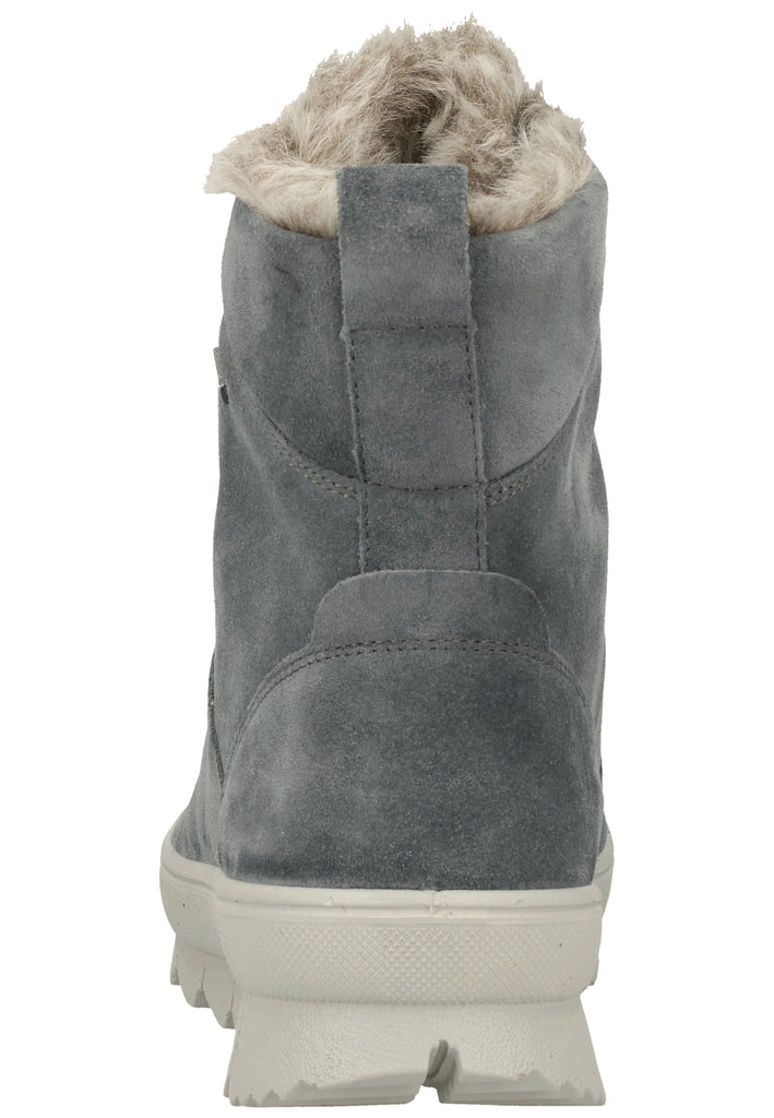 Legero Stiefelette Veloursleder Grau