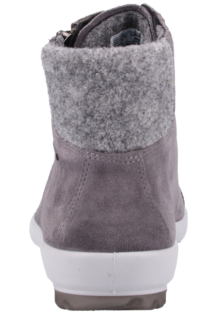Legero Stiefelette Veloursleder Grau
