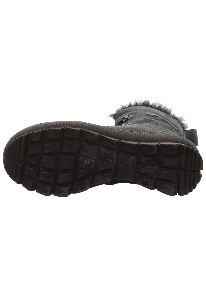 Legero Stiefelette Veloursleder Grau Warmfutter