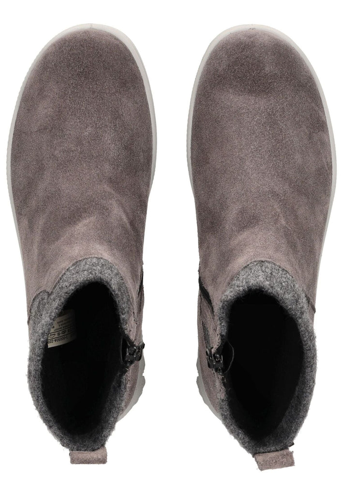 Legero Stiefelette Veloursleder Grau Warmfutter