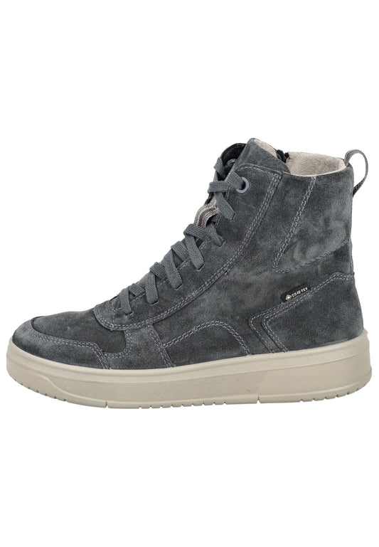 Legero Stiefelette Veloursleder Grau Warmfutter
