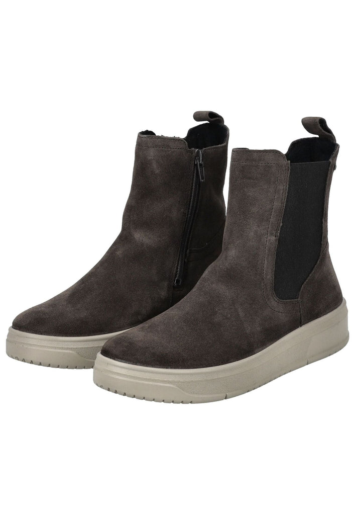 Legero Stiefelette Veloursleder Grau Warmfutter
