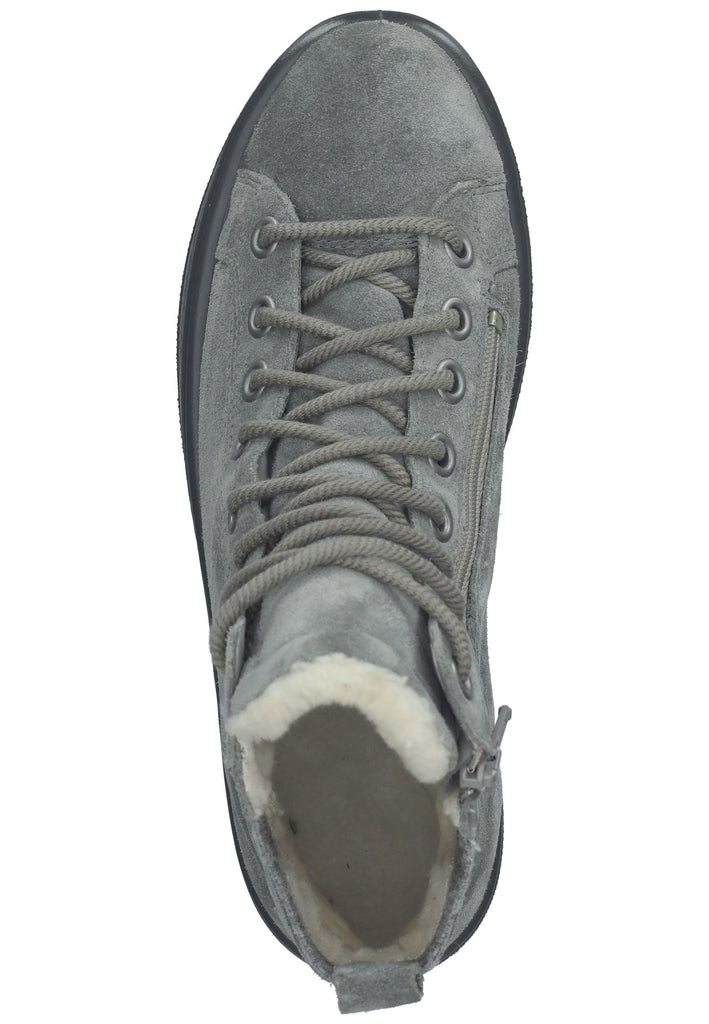 Legero Stiefelette Veloursleder Grau Warmfutter