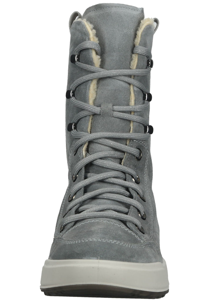 Legero Stiefelette Veloursleder Grau Warmfutter