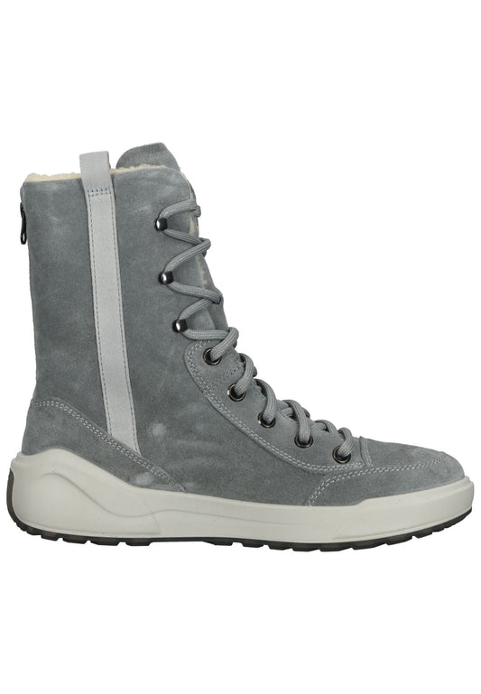 Legero Stiefelette Veloursleder Grau Warmfutter