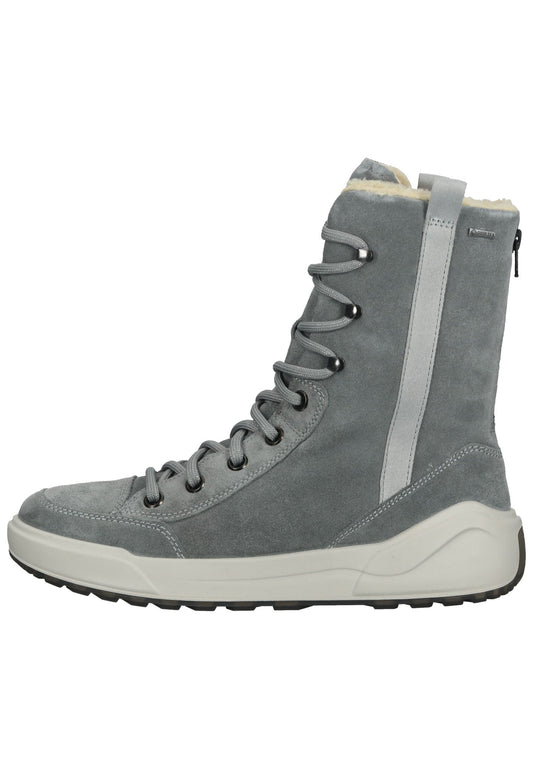 Legero Stiefelette Veloursleder Grau Warmfutter