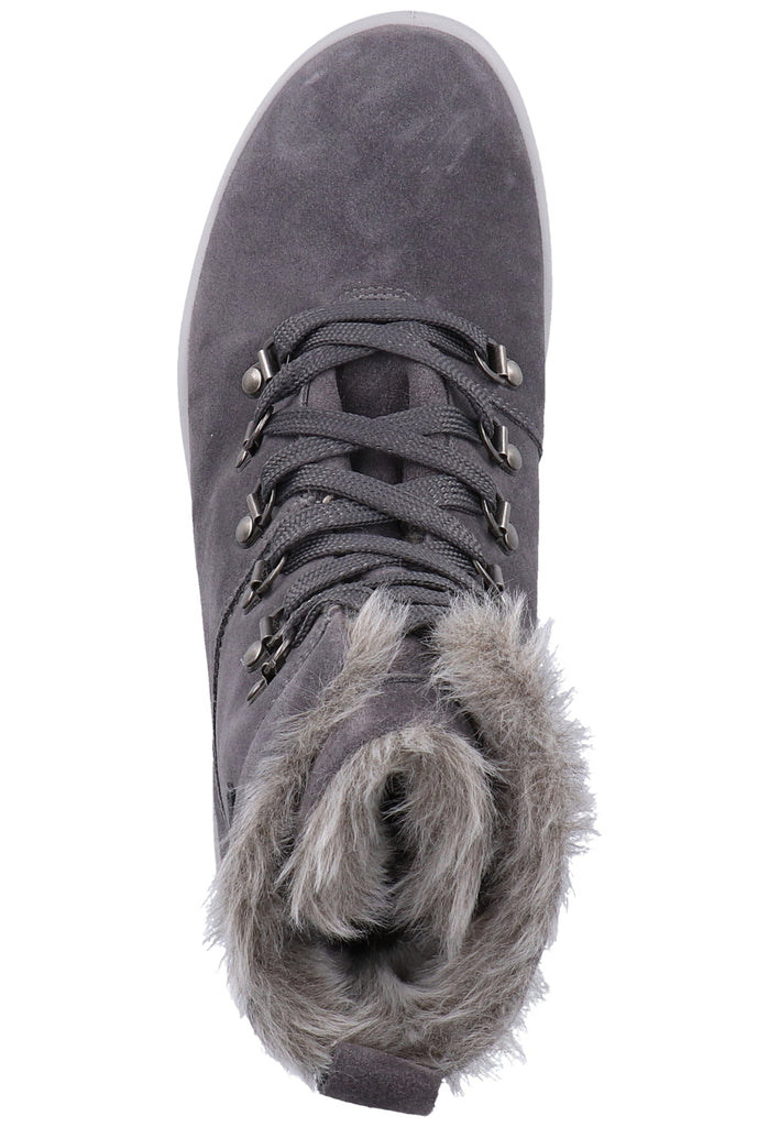 Legero Stiefelette Veloursleder Grau Warmfutter