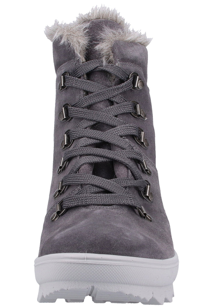 Legero Stiefelette Veloursleder Grau Warmfutter