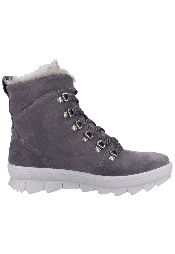Legero Stiefelette Veloursleder Grau Warmfutter
