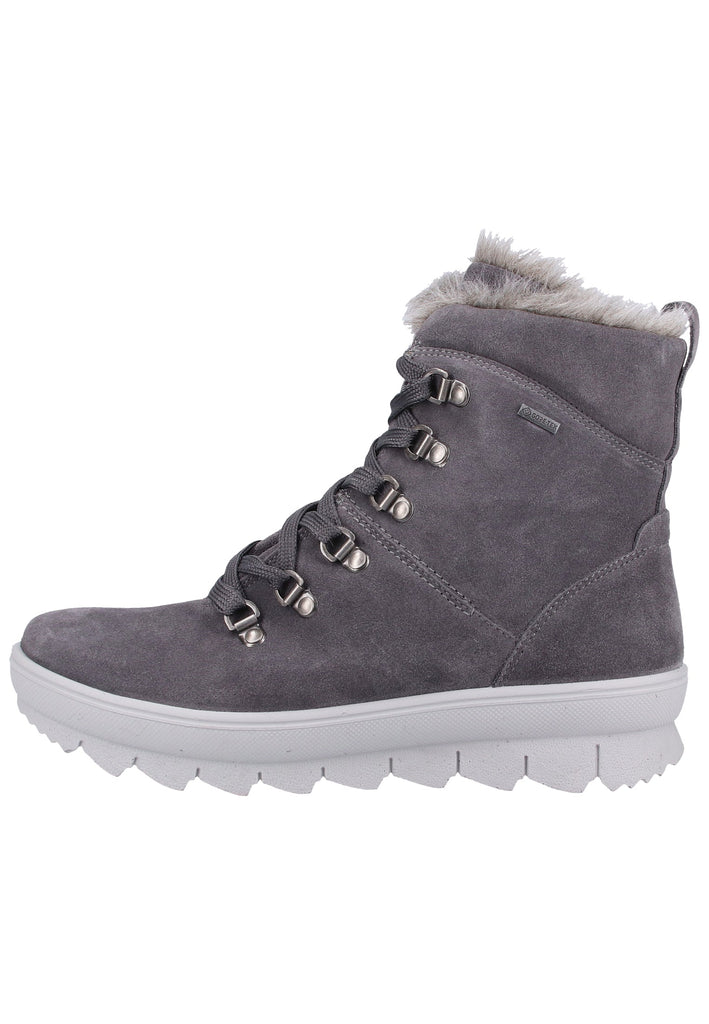 Legero Stiefelette Veloursleder Grau Warmfutter