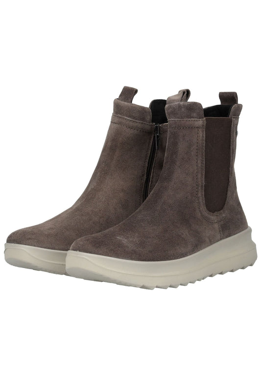 Legero Stiefelette Veloursleder Grau Warmfutter