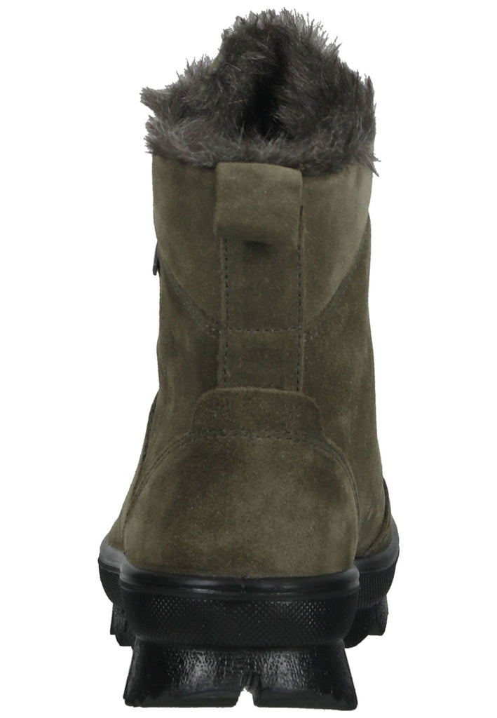 Legero Stiefelette Veloursleder Grün Warmfutter