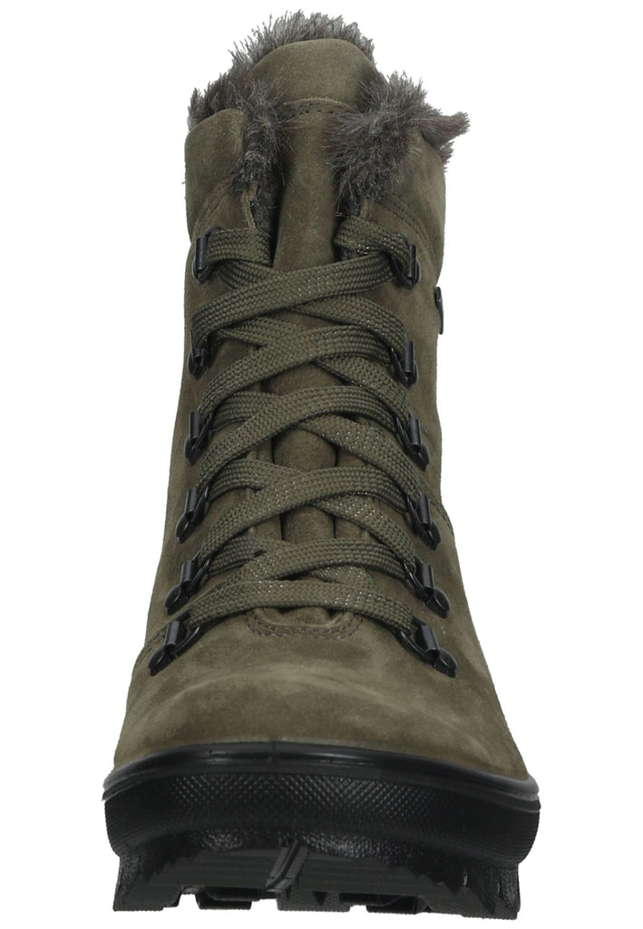 Legero Stiefelette Veloursleder Grün Warmfutter
