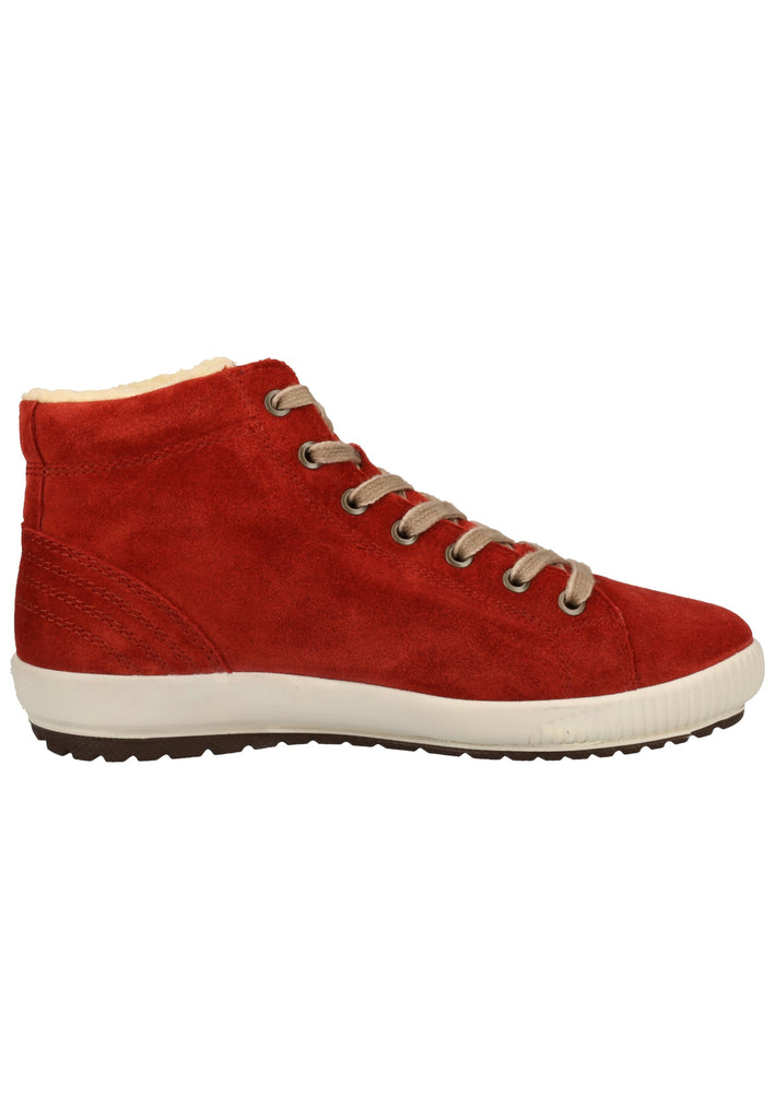 Legero Stiefelette Veloursleder Rot Warmfutter