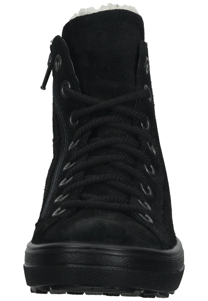Legero Stiefelette Veloursleder Schwarz Warmfutter